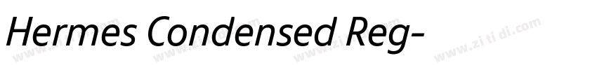 Hermes Condensed Reg字体转换